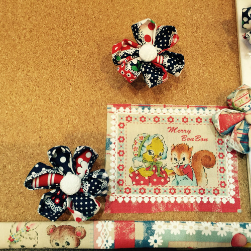 つまみ細工 クリスマス コルクボード(s) その他インテリア雑貨 0273