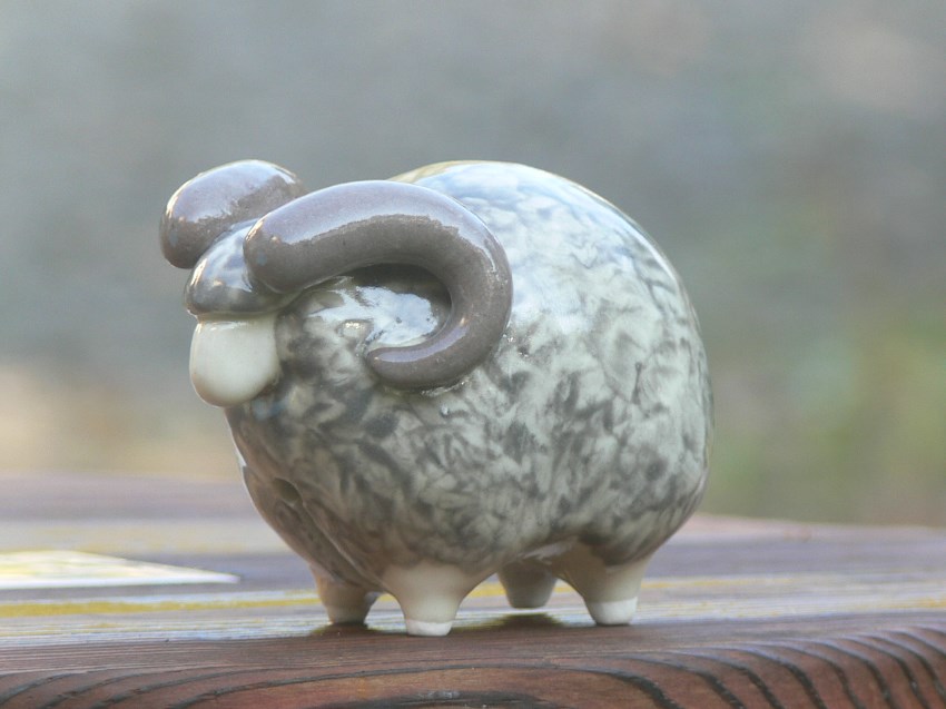 山羊のオブジェ