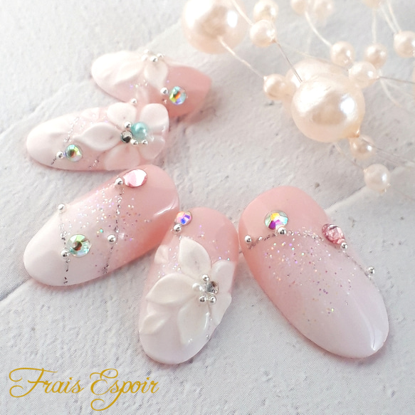 baby pink ネイルチップ ピンク 結婚式ネイル ブライダル baby pink ネイルチップ ピンク 結婚式ネイル ブライダル ネイル