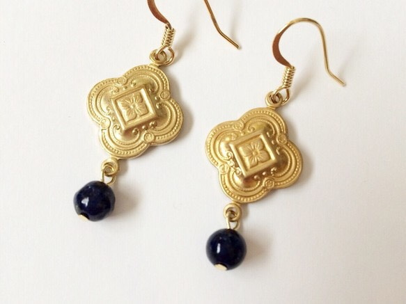 Quatrefoil earrings 2枚目の画像