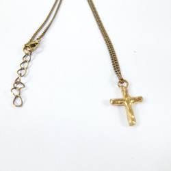 十字架 黃銅項鍊 第3張的照片