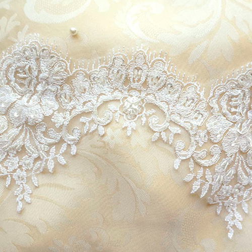 エンブロイダリーチュールレース（50cm/65cm ） レース Chantal Trim 通販｜Creema(クリーマ) 7752313