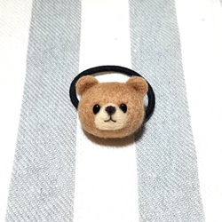 受注制作】髪ゴム ヘアゴム 羊毛フェルト 柴犬 黒柴 雑貨・その他
