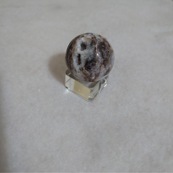 スファレライトアメジスト共生　スフィア　丸玉　素敵な逸品 スファレライトアメジスト共生 スフィア 丸玉 素敵な逸品 ブラジル産