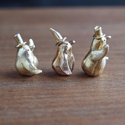 ペンギンのマジックショー/真鍮人形 6枚目の画像
