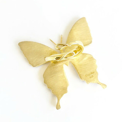 本物の蝶の羽　蝶リング　スルコウスキーモルフォ　[zps002g-sul] 2枚目の画像