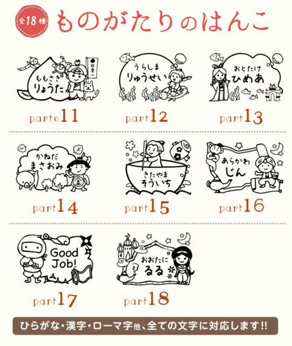 ものがたりのはんこ part9 ピーターパン 名前 なまえ おなまえはんこ kousenおなまえはんこ 4枚目の画像