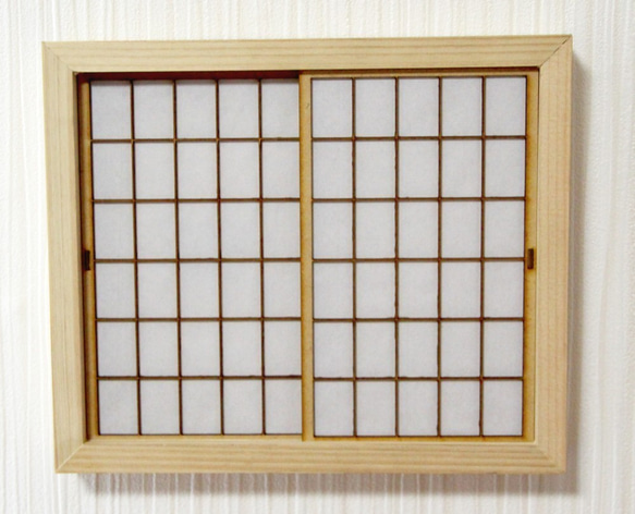 再販 ×6　 和風　障子　スイッチカバー　画鋲 2枚目の画像