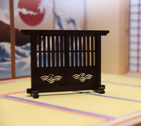 再販×9　 衝立　ミニチュア　ついたて 1枚目の画像