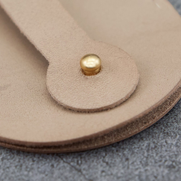 馬蹄伸縮鑰匙包。手縫皮革材料包 。BSP110 第2張的照片