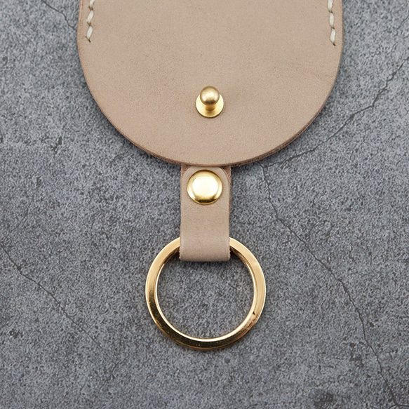 馬蹄伸縮鑰匙包。手縫皮革材料包 。BSP110 第5張的照片