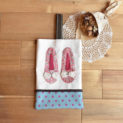 ✳︎入園入学✳︎上履き入れ✳︎リボン靴の刺繍✳︎女の子✳︎ 上履き 