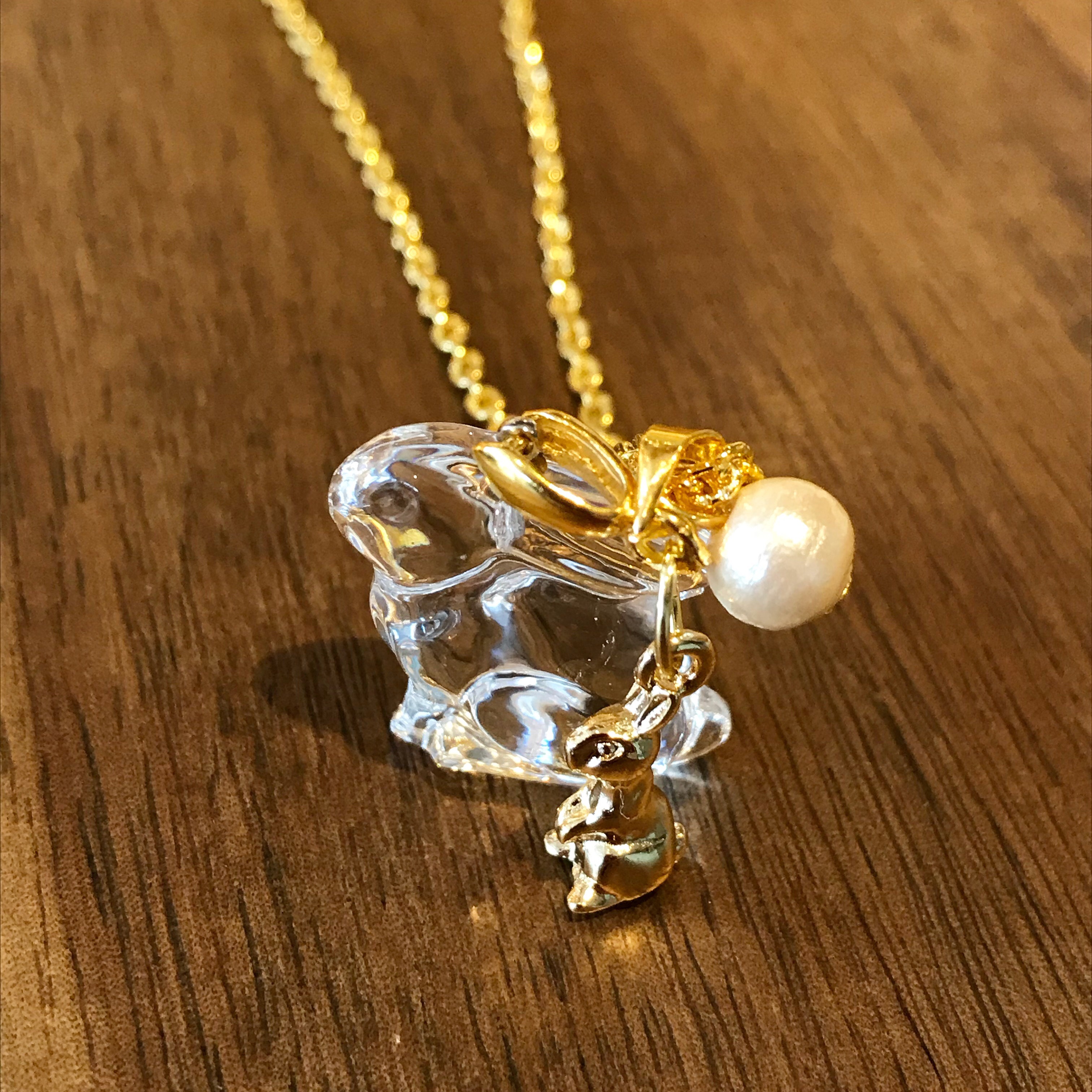 雪のうさぎさま専用　K18フルオーダー ペンダント 7d670137b5a8f76844cff9e071e4a8