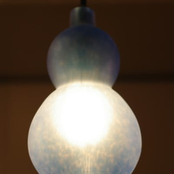 ひょうたん照明 P-004 青 3枚目の画像