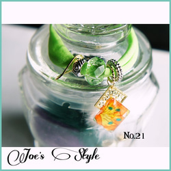 「NO.21 Chafur Bracelet」チャフルブレスレット◆NO.21 neon green 1枚目の画像