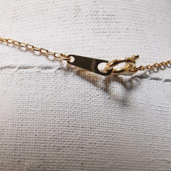 鳥の群れネックレス　チェーンＫ10 Ｋ18　動物アクセサリー　シックで大人な贈り物⋆自分へのご褒美　受注製作　送料無料 7枚目の画像