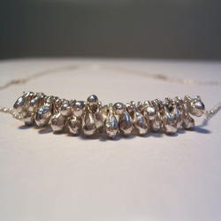 つぶ  grains/ネックレス/SILVER　（受注製作） 1枚目の画像