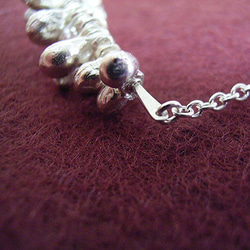 つぶ  grains/ネックレス/SILVER　（受注製作） 2枚目の画像