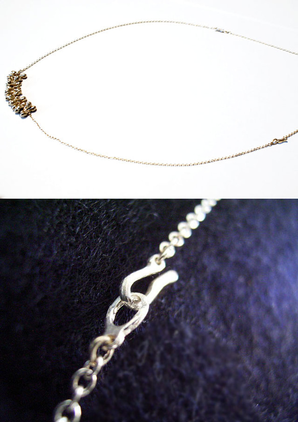 つぶ  grains/ネックレス/SILVER　（受注製作） 5枚目の画像