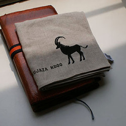 セーブルアンテロープ/リネンクロス⁂美しくてスタイリッシュなハンカチ⁂ 2枚目の画像