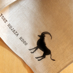 セーブルアンテロープ/リネンクロス⁂美しくてスタイリッシュなハンカチ⁂ 4枚目の画像