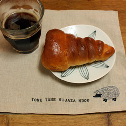 はりねずみ Hedgehog/リネンクロス～モダンで不思議な子～お洒落さんのお供に⁂送料無料⁂ 4枚目の画像