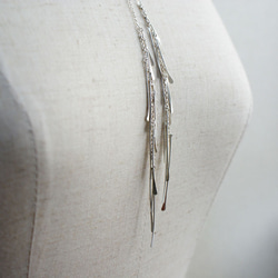 鈴なり－結いsuzunari-knot～クールにスタイリッシュに～総シルバーSV925＊送料無料＊受注 2枚目の画像