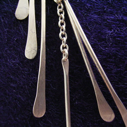 鈴なり－結いsuzunari-knot～クールにスタイリッシュに～総シルバーSV925＊送料無料＊受注 3枚目の画像