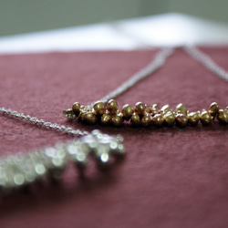 【送料無料】つぶ grains/ネックレス/BRASS(受注製作） 3枚目の画像