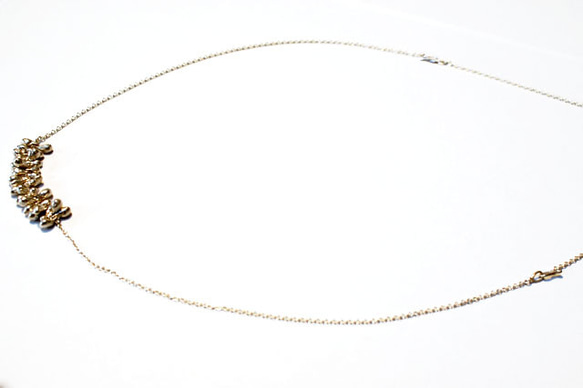 【送料無料】つぶ grains/ネックレス/BRASS(受注製作） 8枚目の画像