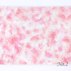 雪の結晶ラッピングペーパー（デザインペーパー）ピンク～パープル系１０枚 3枚目の画像
