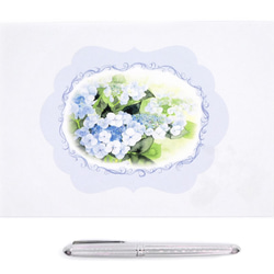 額紫陽花のレターセット 4枚目の画像