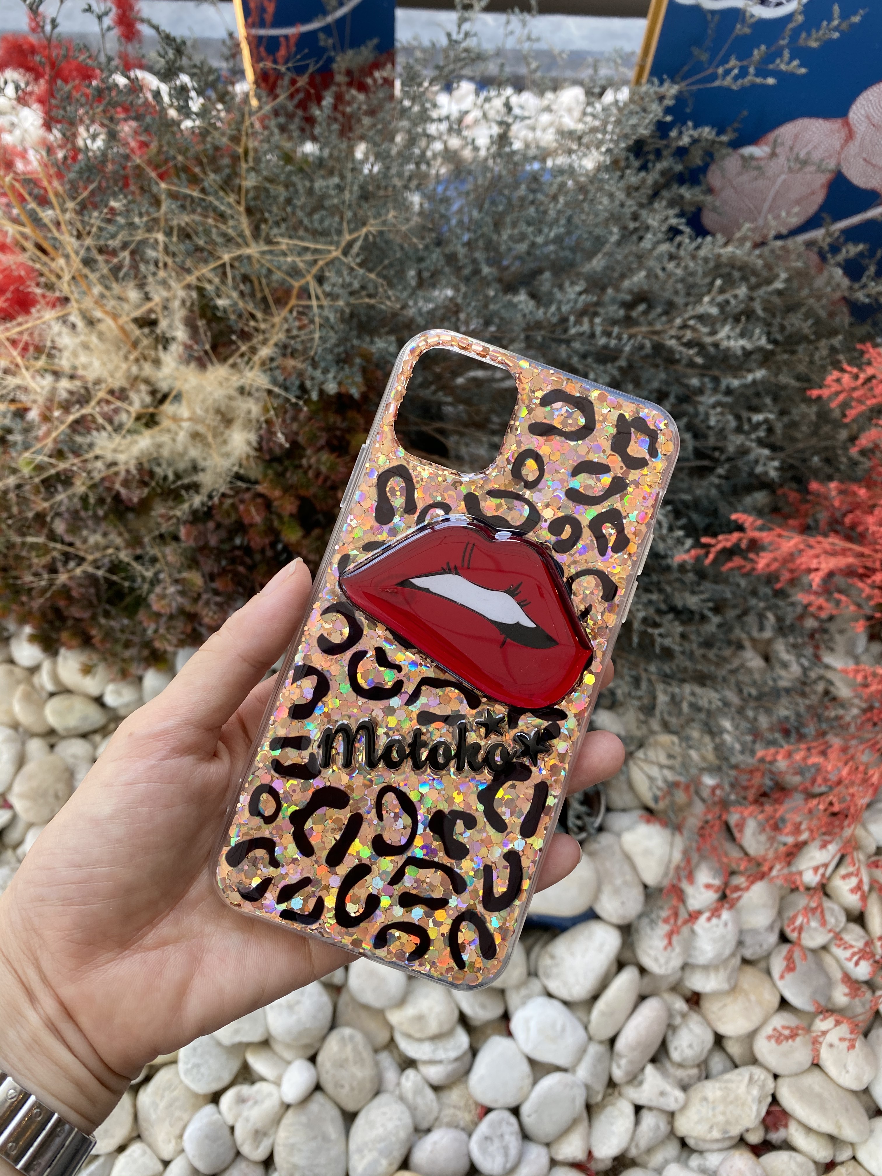 iphone galaxy xperie　多機種対応　名前やロゴが入れられるスマホケース