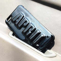 【S－４】名入れ　iphone  galaxy xperia多機種対応　名前やロゴが入れられるスマホケース 1枚目の画像