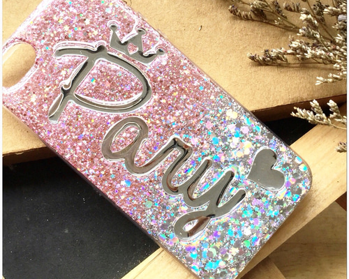 世界に一つ☆ロゴやネームが入れられるグリッターIpadケース♪♪ 世界に一つ☆ロゴやネームが入れられるグリッターIpadケース♪♪