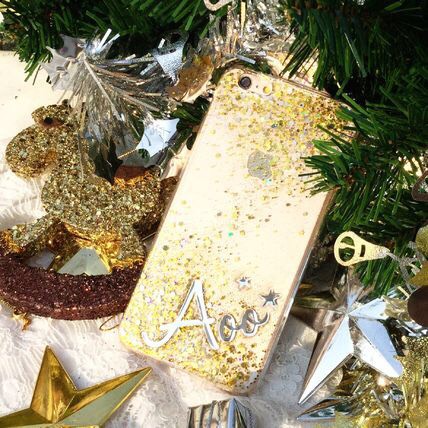 【S－４５】iphone galaxy xperia多機種対応　名前やロゴが入れられるスマホケース 4,200円