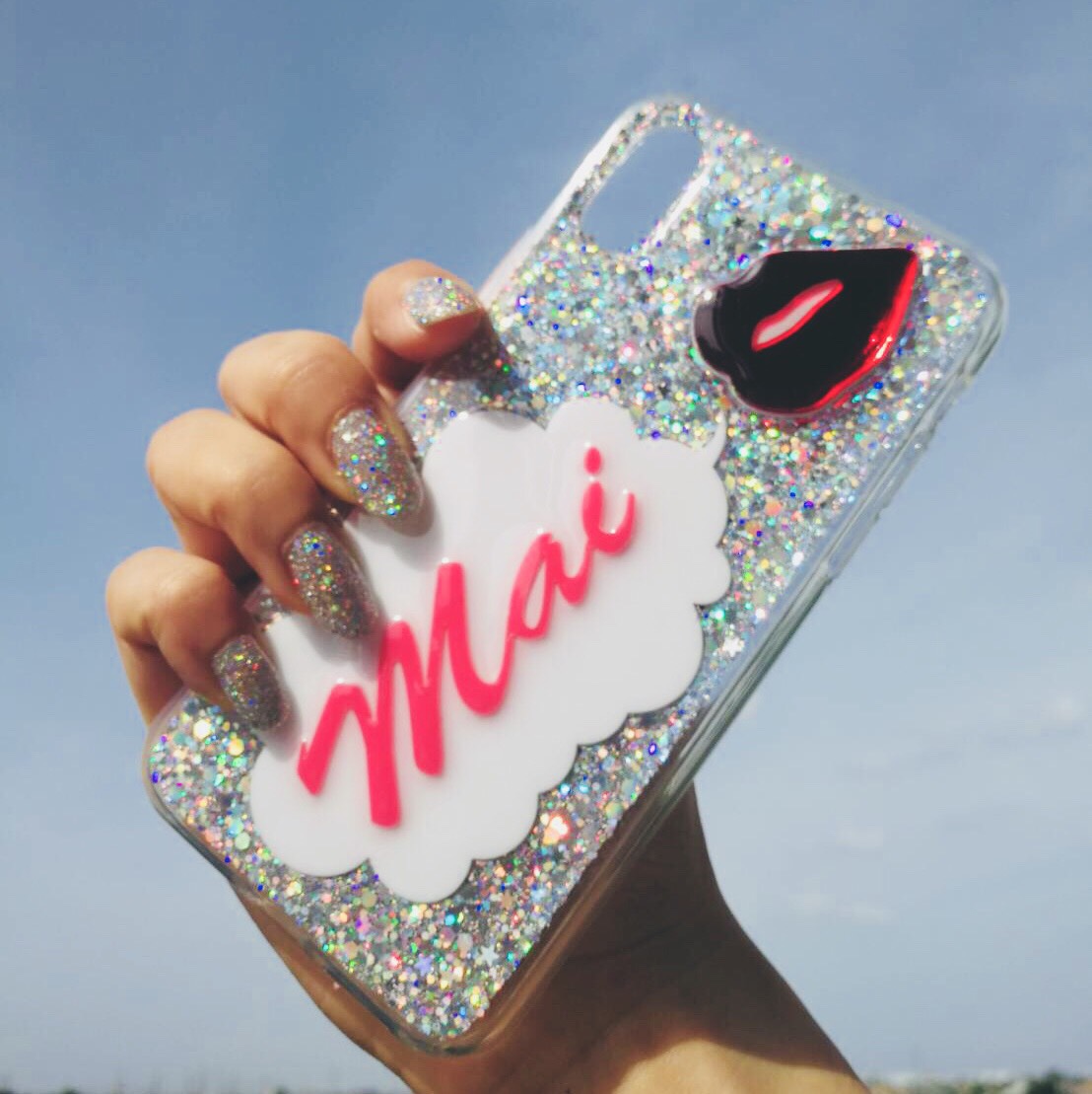 S-260 iphoneX XS XR 12pro galaxy xperia aquos対応　名前いれスマホケース