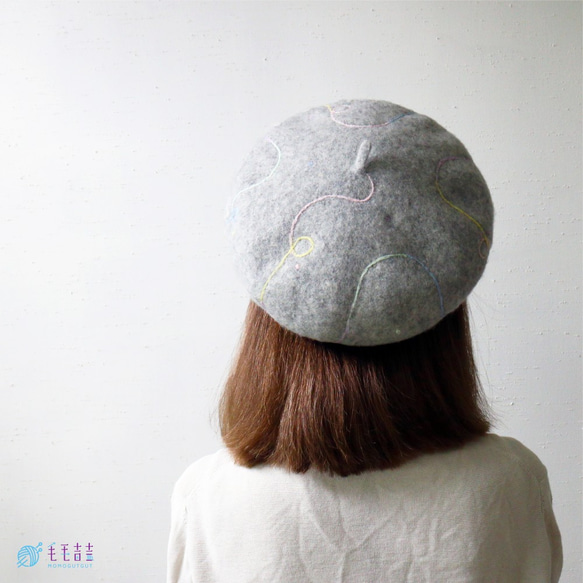 スターダスト-画家の帽子/ベレー帽（煙） ベレー帽・ハンチング