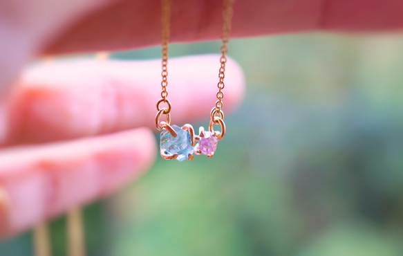 シャンカリ アメジスト・アクアマリンのペンダント シャンカリ アメジスト・アクアマリンのペンダント シャンカリ