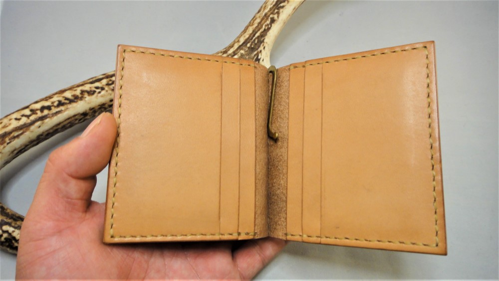 手染め★マネークリップ Lサイズ【MC-01-L】