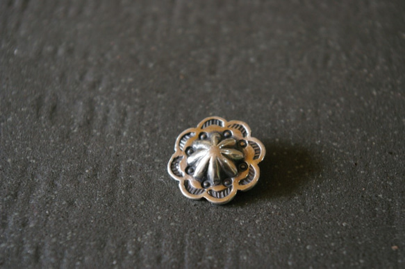 julian lovato シルバーフラワーコンチョ ☆フラワーコンチョS☆シルバー925 直径約18mm その他