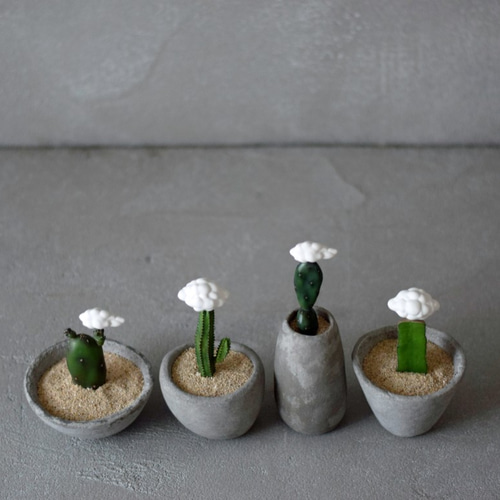小さな雲の接木サボテン 立体・オブジェ NULL PLANTS 通販