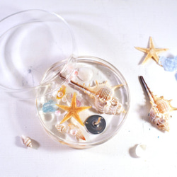 雑誌『Hanako』掲載！夏のハンドメイド♡WSキット♡海のシャーレキャンドル 3枚目の画像