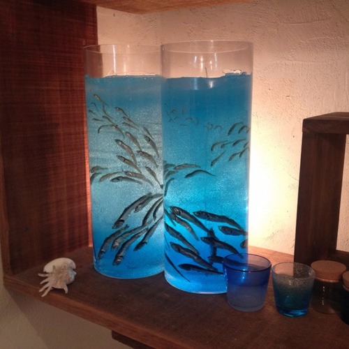 TV紹介】特大いりこキャンドル【完全受注生産品】 キャンドル 