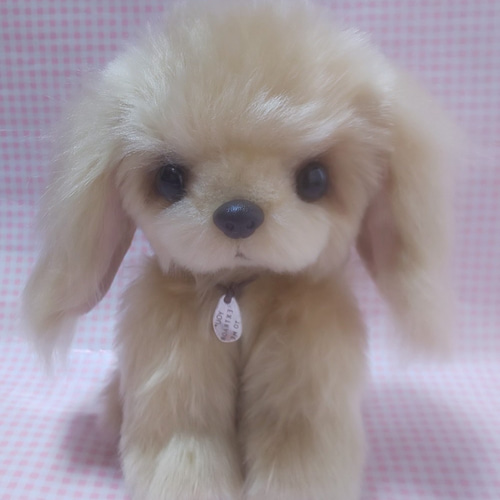 ふわふわぬいぐるみ☆垂れ耳な犬☆ベージュ ぬいぐるみ オハナ 通販 