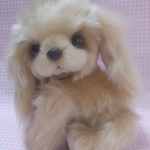 ふわふわぬいぐるみ☆垂れ耳な犬☆ベージュ ぬいぐるみ オハナ ふわふわぬいぐるみ☆垂れ耳な犬☆ベージュ ぬいぐるみ オハナ