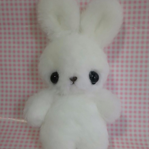 ふわふわぬいぐるみ☆うさぎちゃんS☆ホワイト ぬいぐるみ