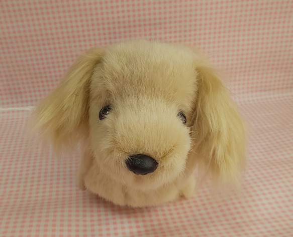 ふわふわぬいぐるみ☆ミニチュアダックスフンド☆ベージュ