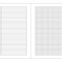 A5 / 方格筆記內頁 / 6孔 (介紙1.0 鋼筆適用紙) (二入組) 第4張的照片