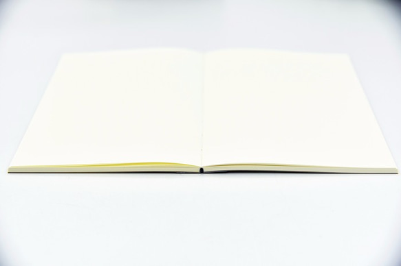 Leatai 32k blank notebook - Gray cover with delicate gauze 3枚目の画像